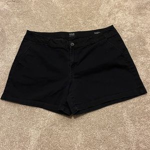 a.n.a Twill Shorts Black Size 14